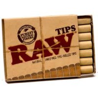 RAW PRE ROLLED TIPS 20PK