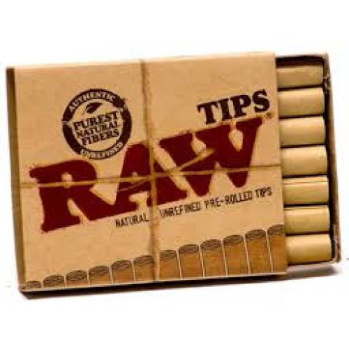 RAW PRE ROLLED TIPS 20PK