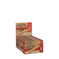 ZIG-ZAG UNBLEACHED CONE 0.99C 1 1/4 SIZE 24PK